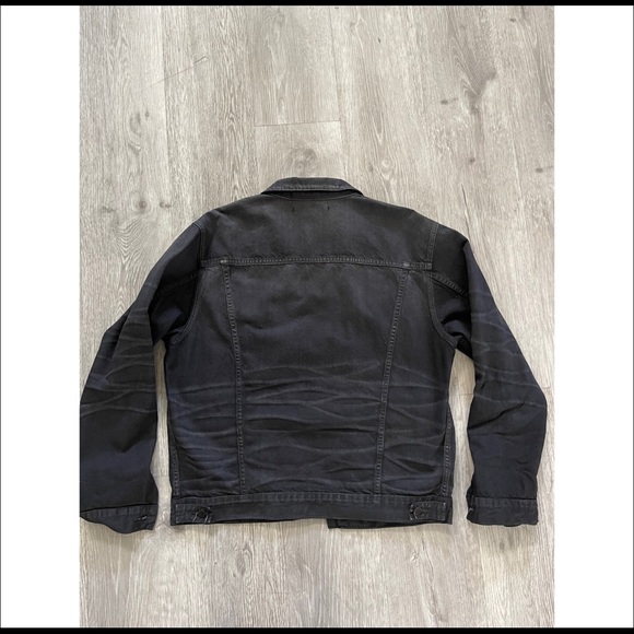 Christopher Kane X JBrand washed black boyfriend jacket -M- - Picture 2 of 4